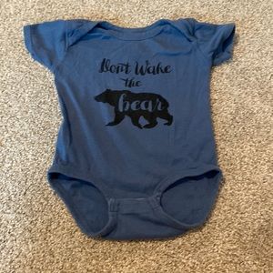 Don’t wake the bear onesie